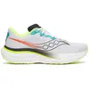 Image de Chaussures de sport pour hommes Saucony, modèle RIDE 19, référence S101566-1036, couleur blanc/jaune citron, taille 46,5