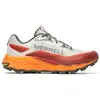 Image de Chaussures de course Merrell AGILITY PEAK 6 pour hommes, chaussures de trail, blanc/rouge/orange, taille 43