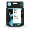 Image de Cartouche d'encre HP n° 305 Multipack 4 couleurs - 6ZD17AE - Neuf