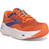 Image de Brooks Ghost Max, rouge orangé/noir/rouge orangé, référence : 45.5