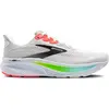Image de Brooks Ghost 17 : Chaussures de sport pour femmes, chaussures d'entraînement, à lacets, de couleur blanche, pour un usage quotidien