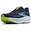 Image de Chaussure de course pour hommes Brooks M's Ghost 17, couleur bleu marine/vert citron/bleu, taille 40,5 (Europe) / 7,5 (États-Unis)