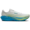 Image de Chaussure de running pour homme Brooks Ghost Amp, couleur blanc/bleu/vert paradis, taille 44,5