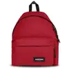Image de Sac à dos EASTPAK Padded Pak'r EK0006201O9 Rouge Scarlet compact avec dos et bretelles rembourrés, fermeture zippée haut et poche avant zippée Noir - Neuf