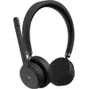 Image de Lenovo Casque VoIP sans fil, sans fil, bureau/centre d'appels, 20 - 20000 Hz, 140 g, casque, noir