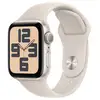 Image de Watch SE 2 (GPS), boitier en aluminium Lumière stellaire de 40 mm avec boucle en caoutchouc Sport S/M, Lumière stellaire - Neuf