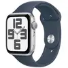 Image de Watch SE 2 (GPS), boitier en aluminium Argent de 44 mm avec boucle en caoutchouc Sport S/M, Bleu - Neuf
