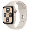 Image de Watch SE 2 (GPS + 4G), boitier en aluminium Lumière stellaire de 44 mm avec boucle en caoutchouc Sport S/M, Lumière stellaire - Neuf