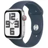 Image de Watch SE 2 (GPS + 4G), boitier en aluminium Argent de 44 mm avec boucle en caoutchouc Sport M/L, Bleu - Neuf