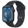 Image de Watch Series 9 GPS + Cellulaire, boitier en aluminium de 41 mm avec boucle en caoutchouc, Noir, M/L - Neuf