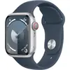 Image de Apple Watch Series 9 41 mm Numérique 352 x 430 pixels Écran tactile 4G Argent Wifi GPS (satellite)