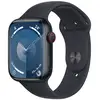 Image de Watch Series 9 GPS + Cellulaire, boitier en aluminium de 45 mm avec boucle en caoutchouc, Noir, S/L - Neuf