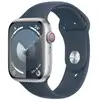 Image de Watch Series 9 GPS + Cellulaire, boitier en aluminium de 45 mm avec boucle en caoutchouc, Bleu, M/L - Neuf
