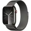 Image de Watch Series 9 GPS + Cellulaire, boitier en acier de 45 mm avec bracelet milanais, Graphite - Neuf