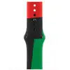 Image de Apple MUQ63ZM/A accessoire intelligent à porter sur soi Bande Noir, Vert, Rouge Fluoroélastomère - Neuf