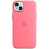 Image de Apple Coque en silicone avec MagSafe pour iPhone 15 Plus - Rose Apple (brand) iPhone 15 Plus - Neuf