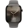 Image de Apple Watch S10 Cellular 46mm montre en titane naturel avec bracelet sport gris pierre - M/L