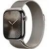 Image de Apple Watch Series 10 (2024) GPS + Cellular, Boitier Titane Naturel de 42mm avec bracelet Milanais S/M, Titane Naturel - Neuf