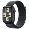 Image de Apple Watch SE GPS + Cellular - 44mm - Boîtier Midnight Aluminium - Bracelet Ink Sport Loop - Neuf
