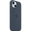 Image de Apple Coque En Silicone Avec Magsafe Pour Iphone 15 - Bleu Orage