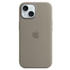 Image de Apple Coque En Silicone Avec Magsafe Pour Iphone 15 - Argile