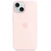 Image de Apple Coque en silicone avec MagSafe pour iPhone 15 - Rose pâle Apple (brand) iPhone 15 - Neuf