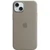 Image de Apple Coque en silicone avec MagSafe pour iPhone 15 Plus - Argile Apple (brand) iPhone 15 Plus - Neuf