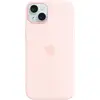Image de Apple Coque en silicone avec MagSafe pour iPhone 15 Plus - Rose pâle Apple (brand) iPhone 15 Plus - Neuf