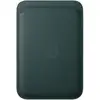 Image de Porte cartes en tissage fin pour iPhone avec MagSafe Vert foncé - Neuf