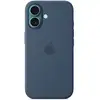 Image de Apple Coque en silicone avec MagSafe pour iPhone 16 - Denim Apple (brand) iPhone 16 - Neuf