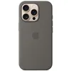 Image de Apple Coque En Silicone Avec Magsafe Pour Iphone 16 Pro - Gris Minéral