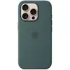 Image de Apple Coque en silicone avec MagSafe pour iPhone 16 Pro - Vert lacustre Apple (brand) iPhone 16 Pro - Neuf