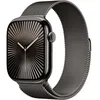 Image de Apple Watch Series 10 (2024) GPS + Cellular, Boitier Titane Ardoise de 46mm avec bracelet Milanais S/M, Titane Ardoise - Neuf