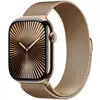Image de Apple Watch Series 10 (2024) GPS + Cellular, Boitier Titane Or de 46mm avec bracelet Milanais S/M, Or - Neuf