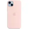 Image de Apple Coque en silicone avec MagSafe pour iPhone 14 Plus - Rose craie Apple (brand) iPhone 14 Plus - Neuf