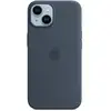 Image de Apple Coque en silicone avec MagSafe pour iPhone 14 - Bleu orage Apple (brand) iPhone 14 - Neuf