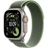 Image de Bracelet Apple Trail Loop pour Apple Watch | 44/45/46/49 mm - Taille M/L - Néon / Vert Titane naturel