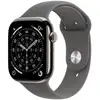 Image de Watch Series 11 (2025) GPS + Cellulaire Boitier de 42mm en Titane Naturel avec bracelet sport, Gris - S/M - Neuf