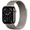 Image de Watch Series 11 (2025) GPS + Cellulaire Boitier de 42mm en Titane Naturel avec bracelet milanais, Titane Naturel - Neuf