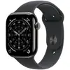 Image de Watch Series 11 (2025) GPS + Cellulaire Boitier de 46mm en Titane Ardoise avec bracelet sport, Noir - S/M - Neuf