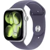 Image de Apple Watch Series 11 GPS + Cellular - 46mm - Boîtier Silver Aluminium - Bracelet Purple Fog Sport Band - S/M - Neuf