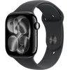 Image de Apple Watch Series 11 GPS - 46mm - Boîtier Jet Black Aluminium - Bracelet Black Sport Band - M/L - Neuf