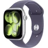 Image de Apple Watch Series 11 GPS - 46mm - Boîtier Silver Aluminium - Bracelet Purple Fog Sport Band - M/L - Neuf