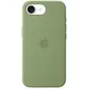 Image de Apple Coque en silicone avec MagSafe pour iPhone 17e - Vert ardoise Apple (brand) iPhone 17e - Neuf