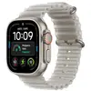 Image de Apple Watch Ultra 4 (GPS + Cellular) Boitier de 49 mm en Titane Naturel avec bracelet Ocean Gris translucide - Taille unique - Neuf