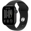 Image de Apple Watch Serie 12 (GPS + Cellular) Boitier de 42 mm en Aluminium Noir avec bracelet sport Noir - S/M - Neuf