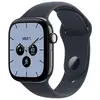 Image de Apple Watch Serie 12 (GPS + Cellular) Boitier de 46 mm en Céramique Bleu nuit avec bracelet sport Bleu marine - S/M - Neuf