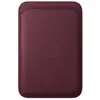 Image de Apple Porte-cartes en tissage fin pour iPhone avec MagSafe - Bordeaux