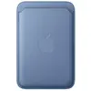 Image de Apple Porte cartes en tissage fin pour iPhone avec MagSafe - Bleuet