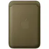 Image de Apple Porte cartes en tissage fin pour iPhone avec MagSafe - Olive sombre